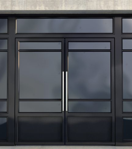 tinting on a businesses front doors